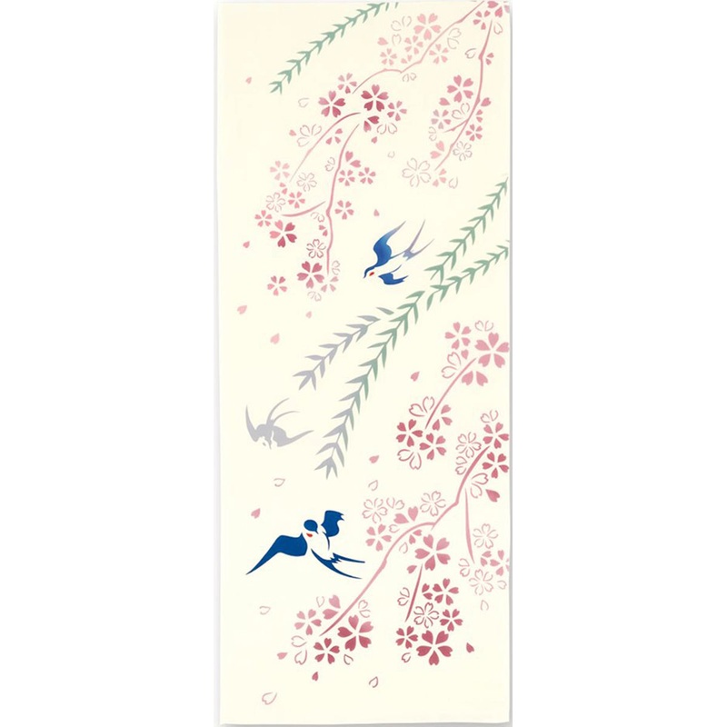Kenema  – Tubame Yanagi Zakura   (The dyed Tenugui)