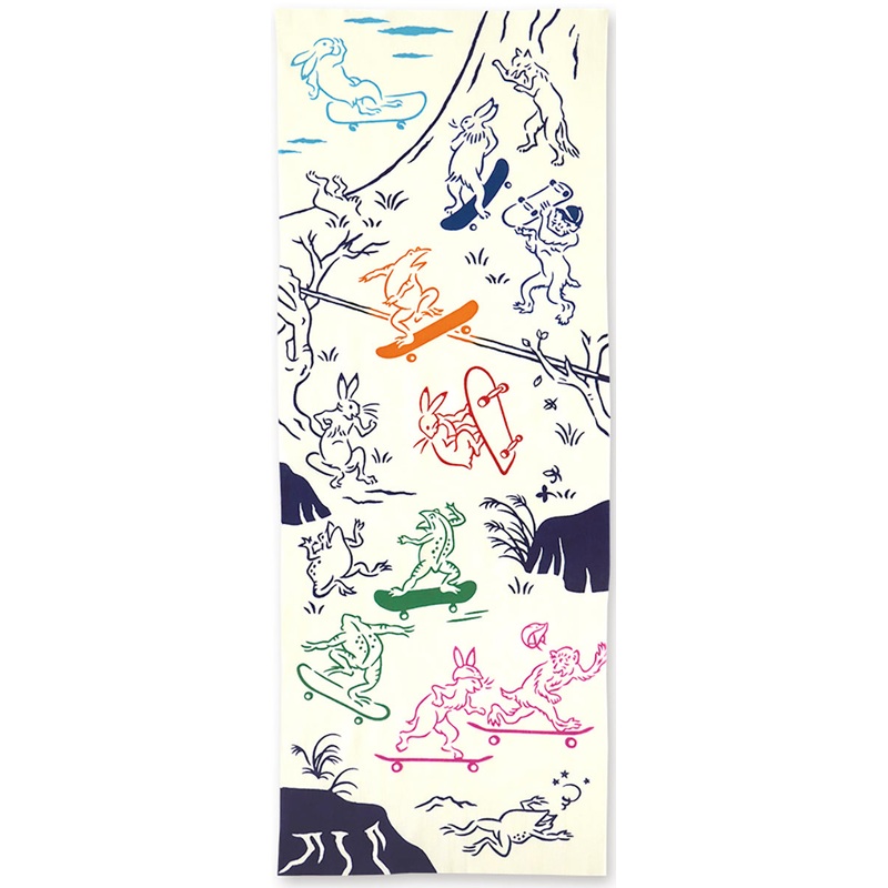 Kenema  – Chojyugiga    Skateboarding     (The dyed Tenugui)