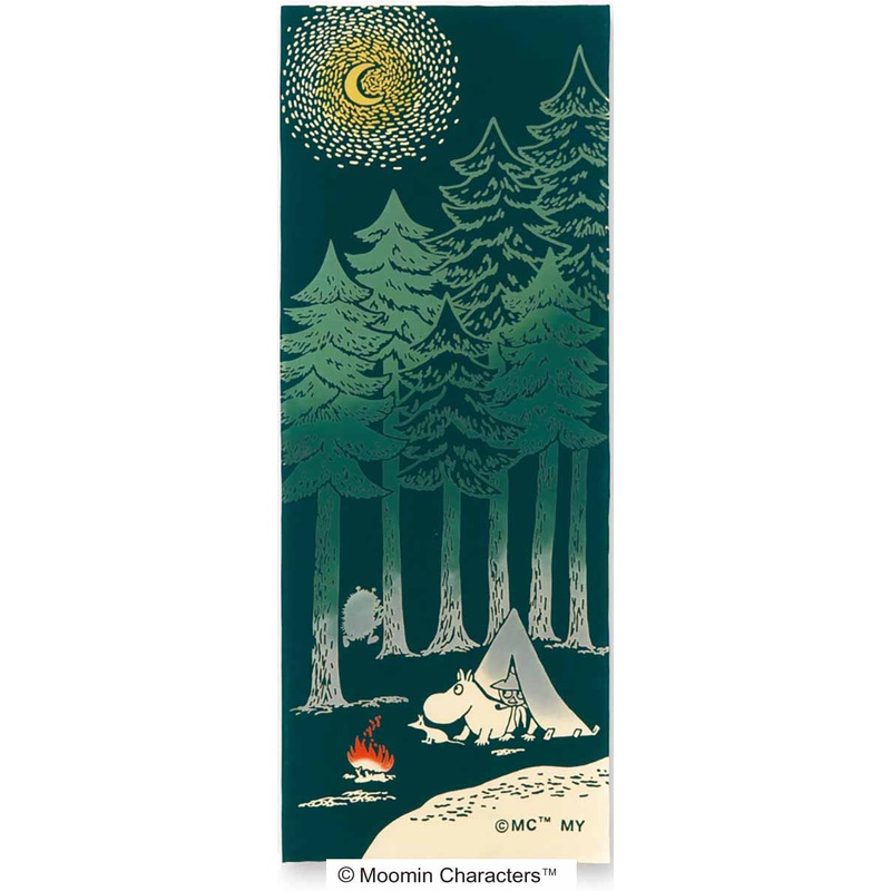 Kenema – Moomin Characters series –  Snufkin & Camp   &    (The dyed Tenugui)