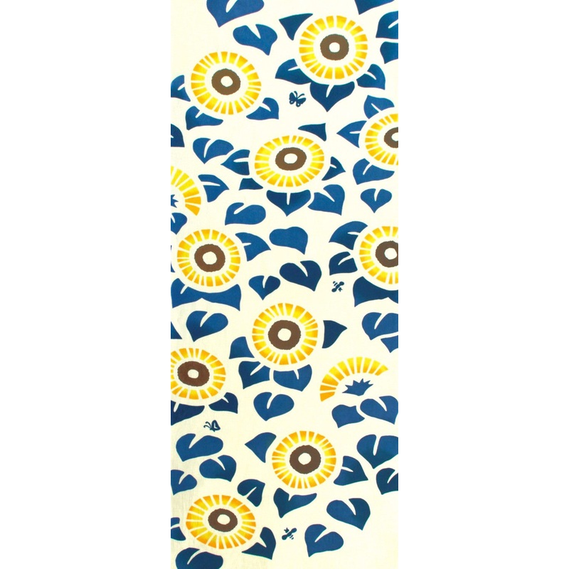 Kenema – Sunflower  (The dyed Tenugui)