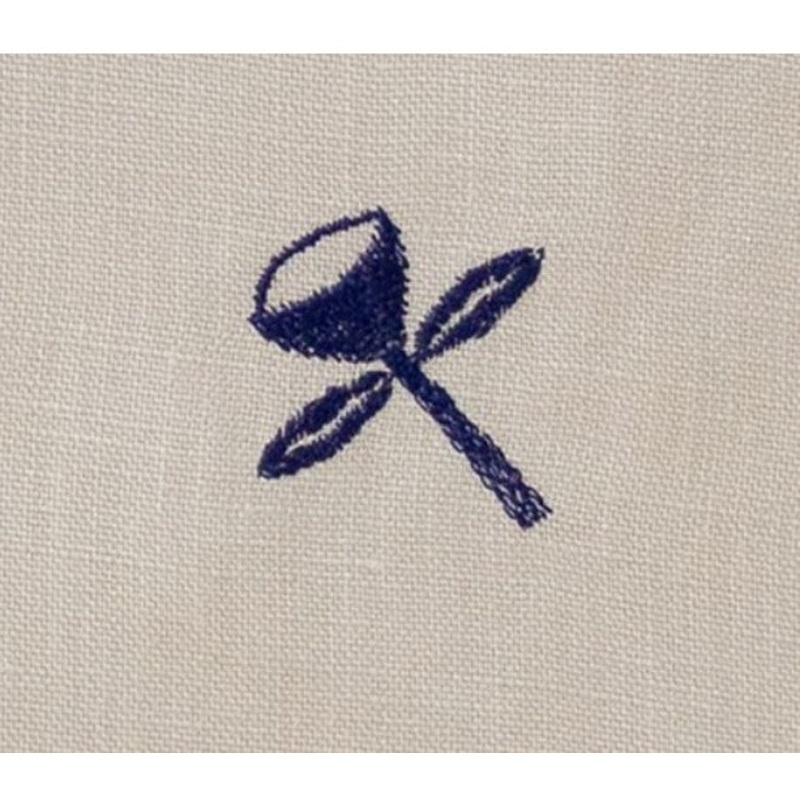 Cho Musubi – 50 Mina Perhonen Linen Embroidery Angel light grey -50     light grey