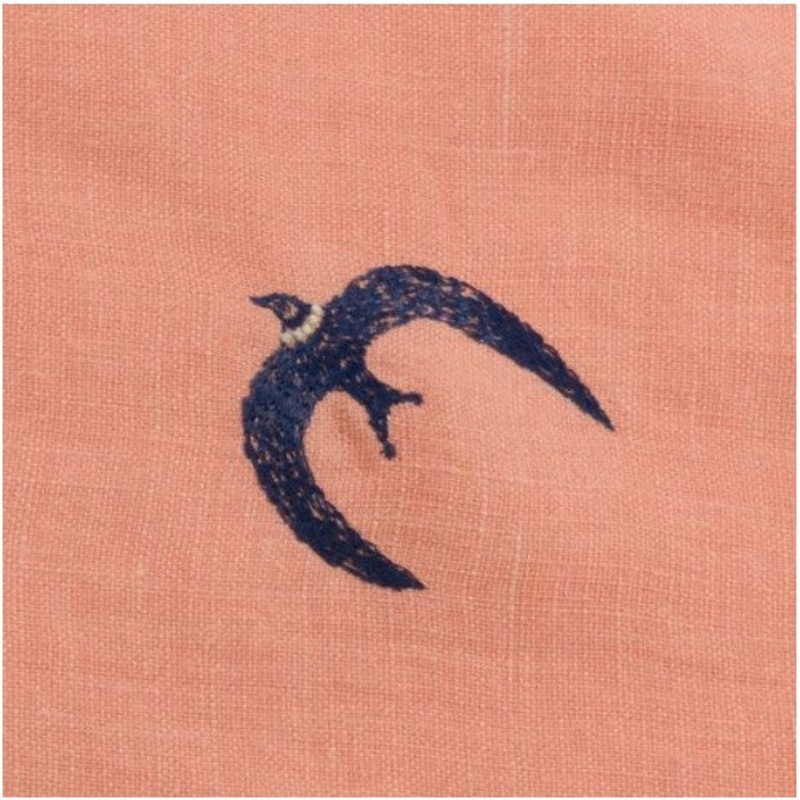 Cho Musubi – 50 Mina Perhonen Linen Embroidery Go! Salmon pink  – 50    go!