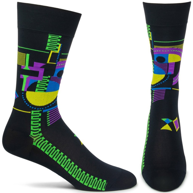 Frank Lloyd Wright Hollyhock Socks
