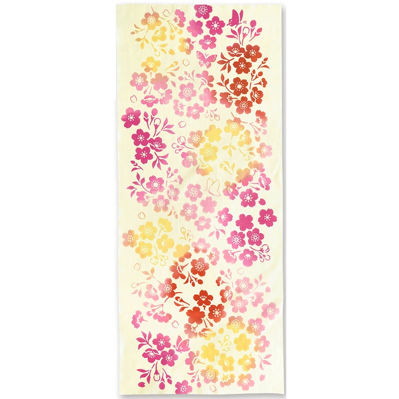 Kenema  – Cherry blossom butterfly         (The dyed Tenugui) (Copy)