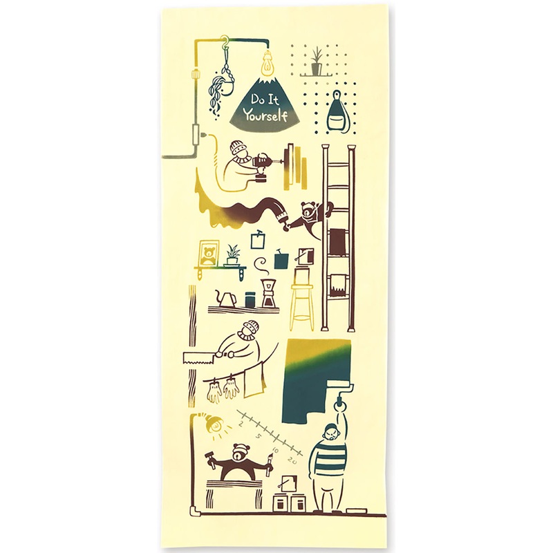Kenema  –  DIY MAP/  Japanese Tradition Cotton Towel (The dyed Tenugui)