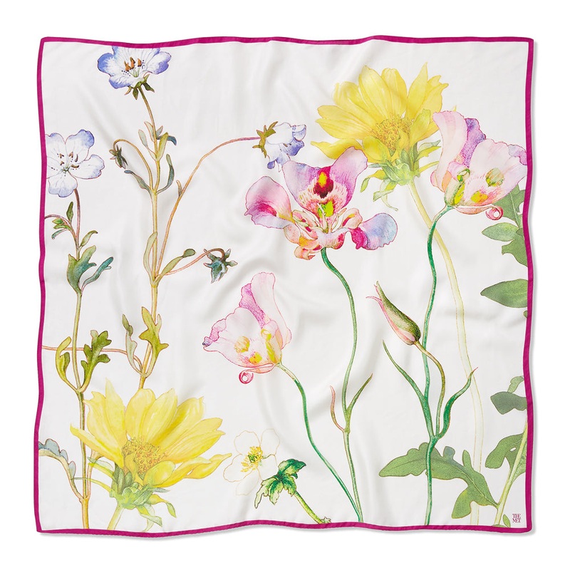 Wildflowers Silk Scarf