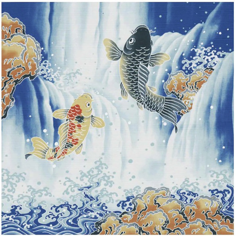 Yu-Soku – Koi no taki nobori      – Furoshiki 50 x 50 cm