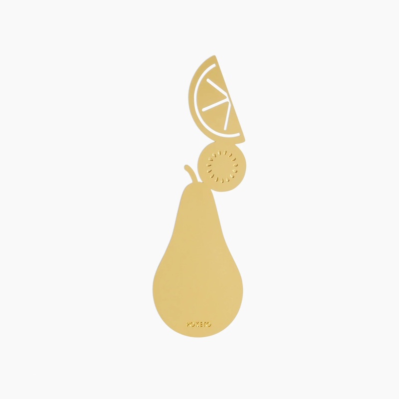Brass Bookmark – Pear