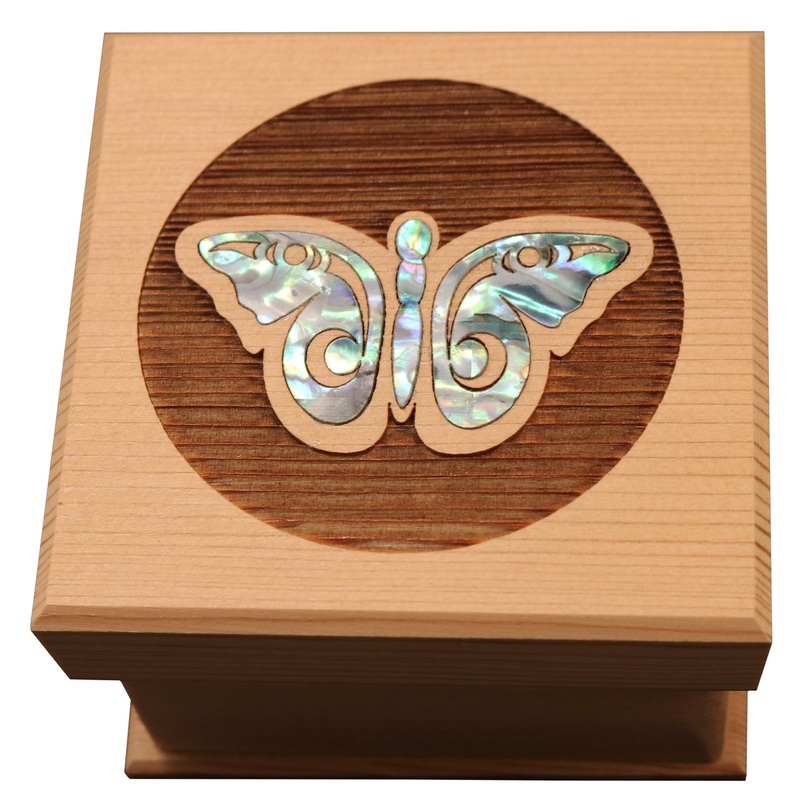 Butterfly Bentwood Box – Small