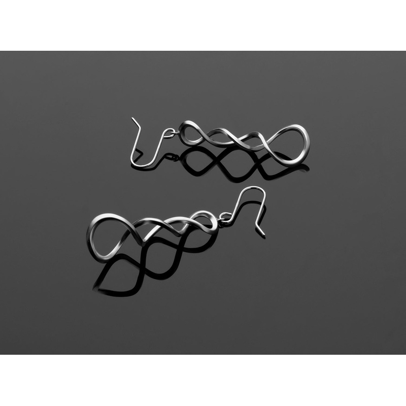 Infinity Matte Earrings