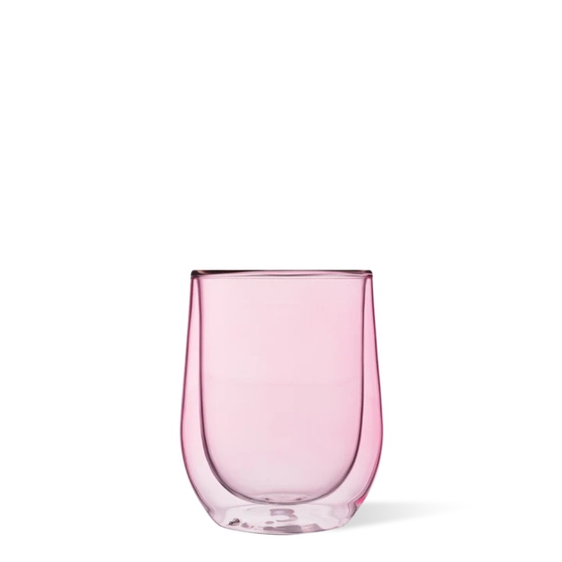 Stemless Double-walled Glass Set of 2 – Blush