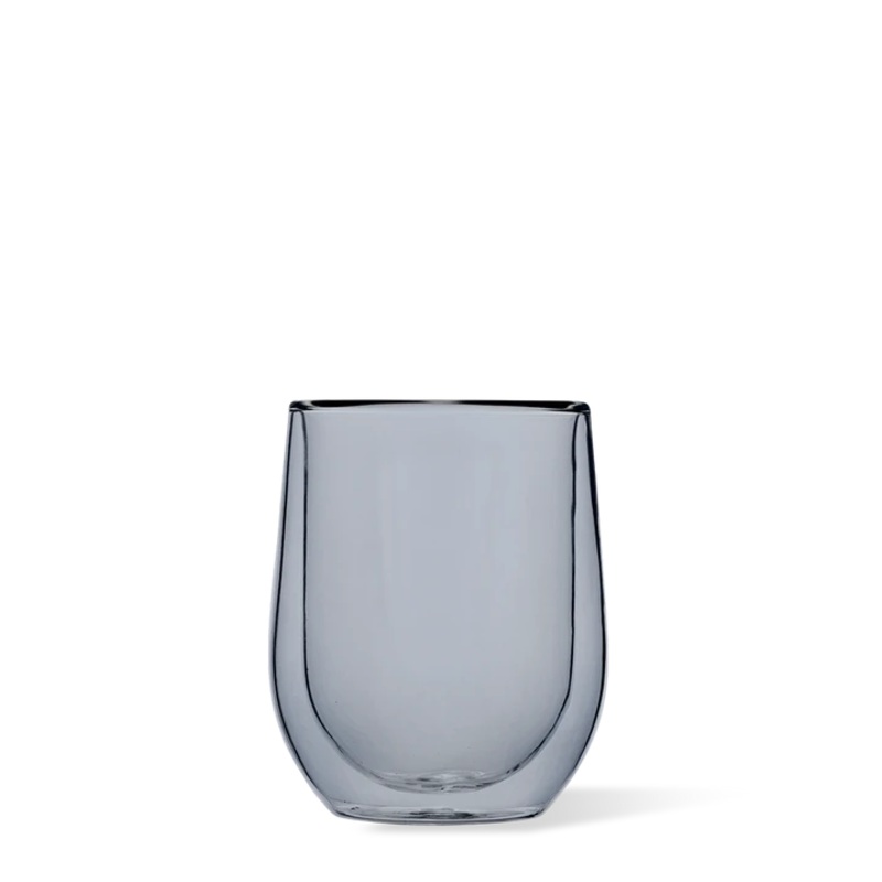 Stemless Double-walled Glass Set of 2 – Grey