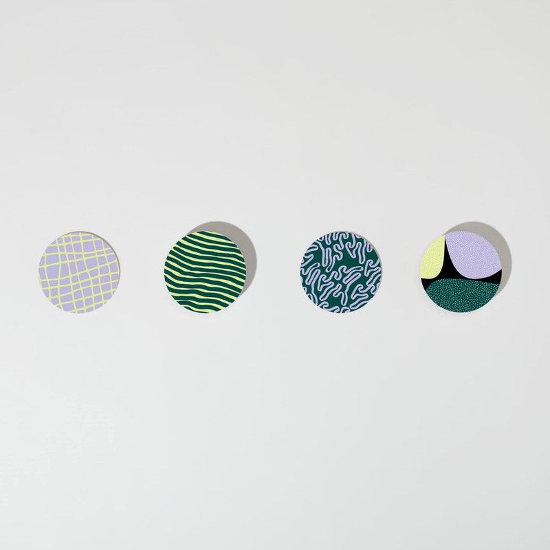 Bright Moon Birchwood Coasters