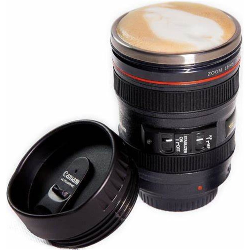 Camera Lens Travel Mug