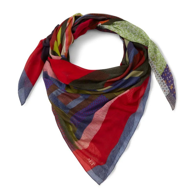 Gee’s Bend Quilt Design Modal Silk Scarf