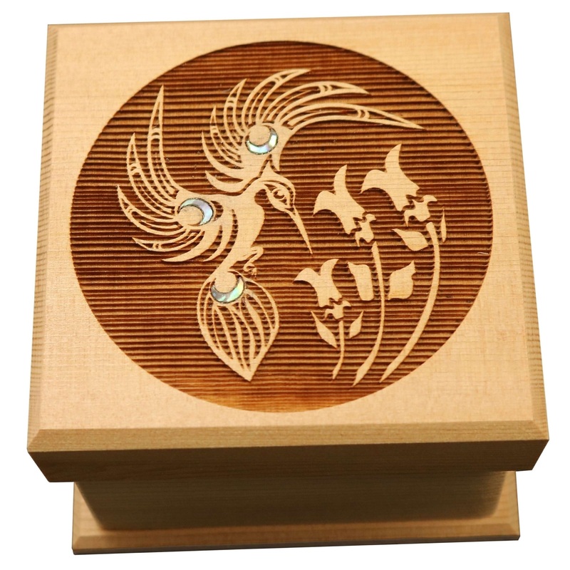 Hummingbird Bentwood Box – Small
