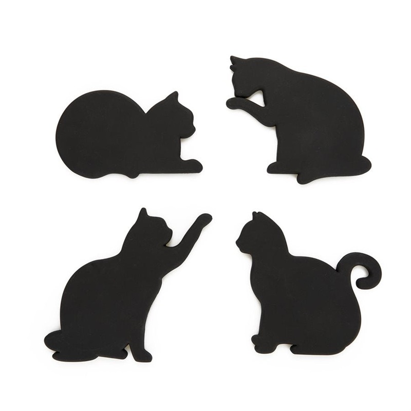 Magnetic Cat Coasters