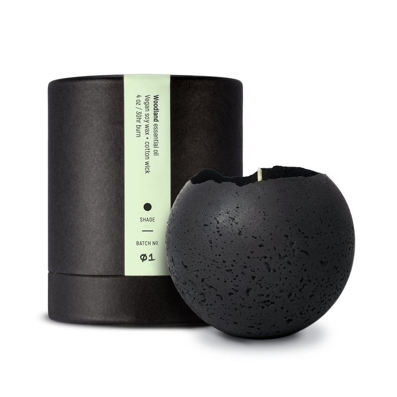 Orbis Concrete Candle – Black