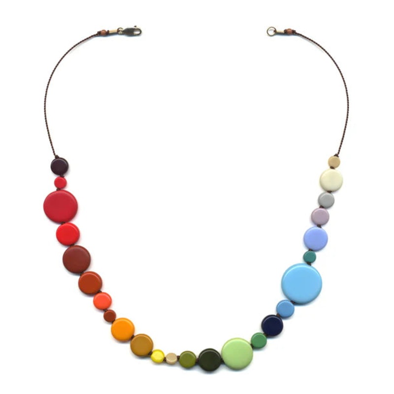 Rainbow Dots Necklace