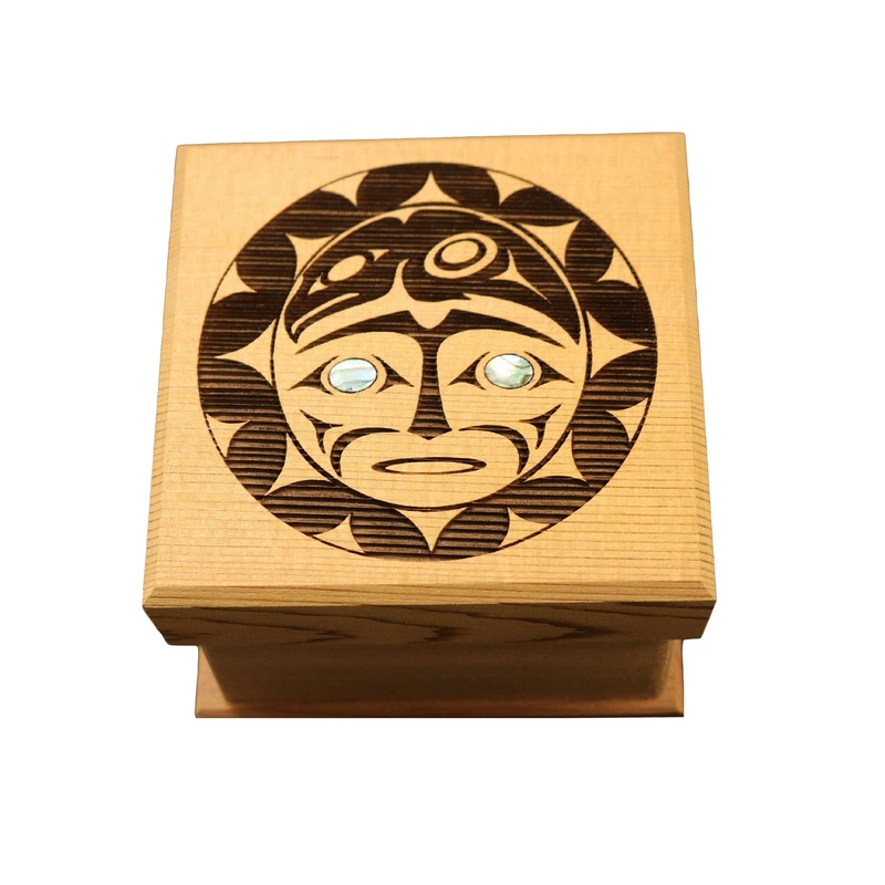 Raven and the Sun Bentwood Box – Baby