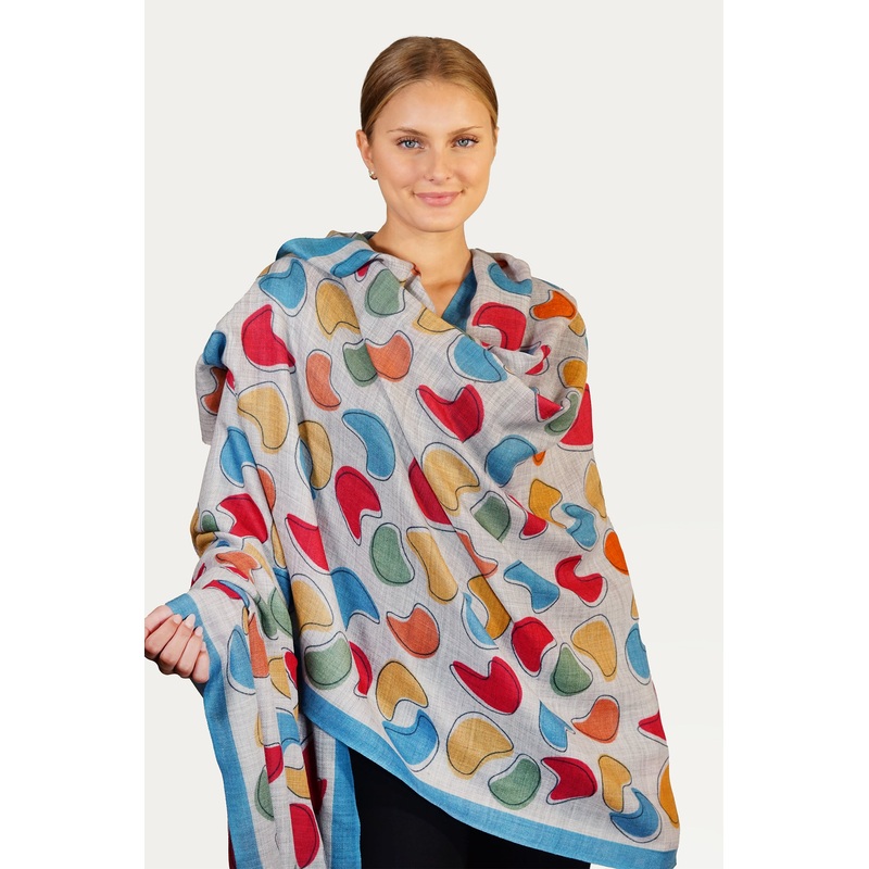 Retro Shapes Shawl