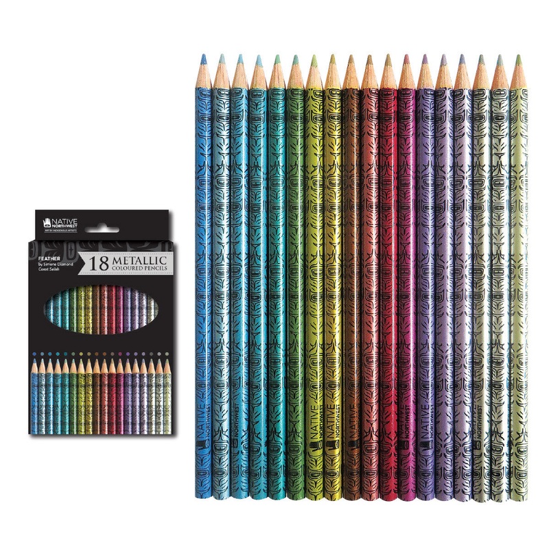 Simone Diamond Metallic Coloured Pencils