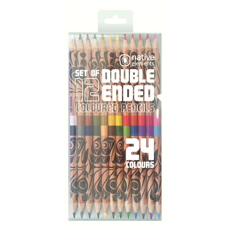 T.J. Sgwaayaans Young Double-Ended Coloured Pencils