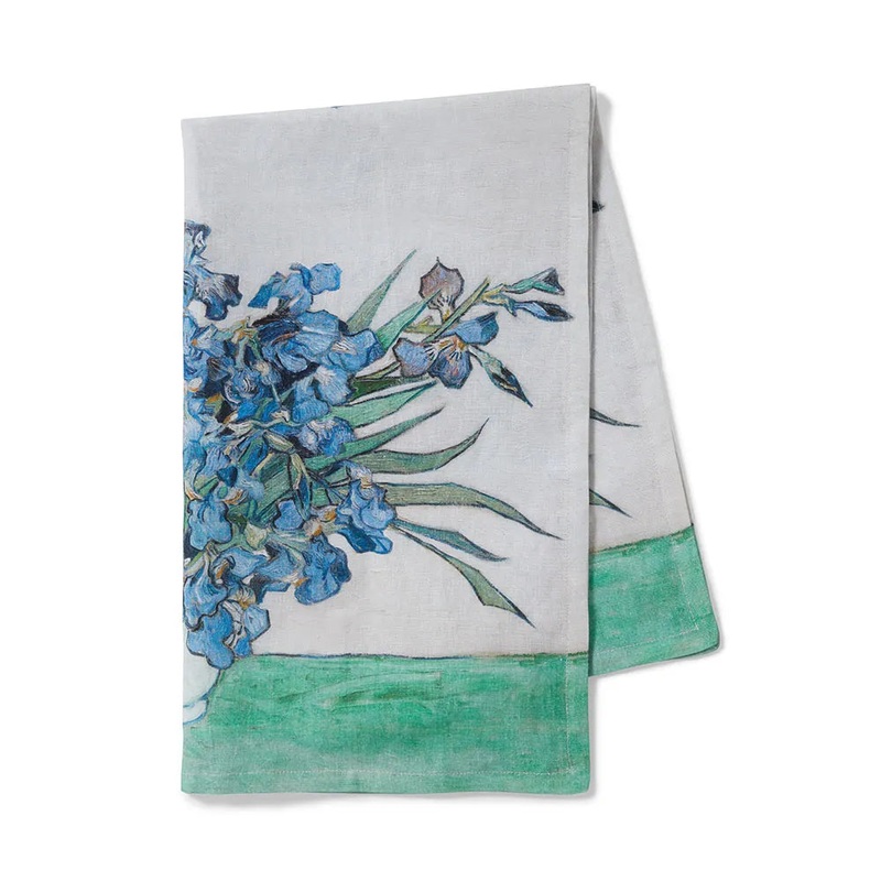 Van Gogh Irises Tea Towel
