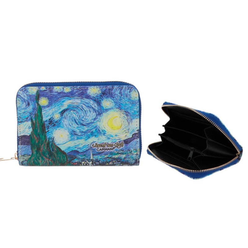 Van Gogh Zipper Wallet – Starry Night