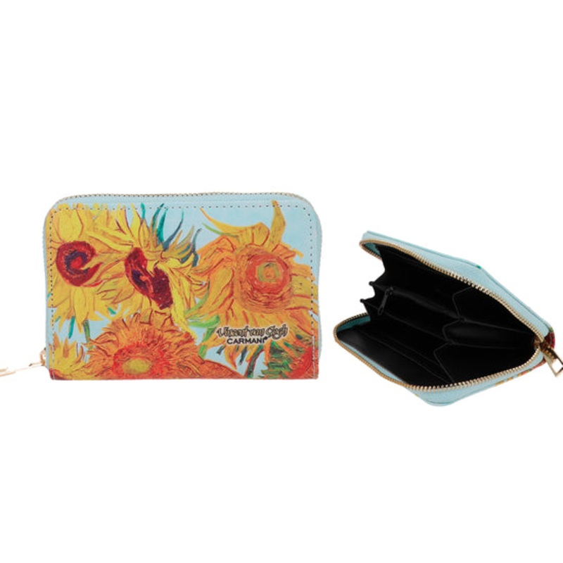 Van Gogh Zipper Wallet – Sunflowers