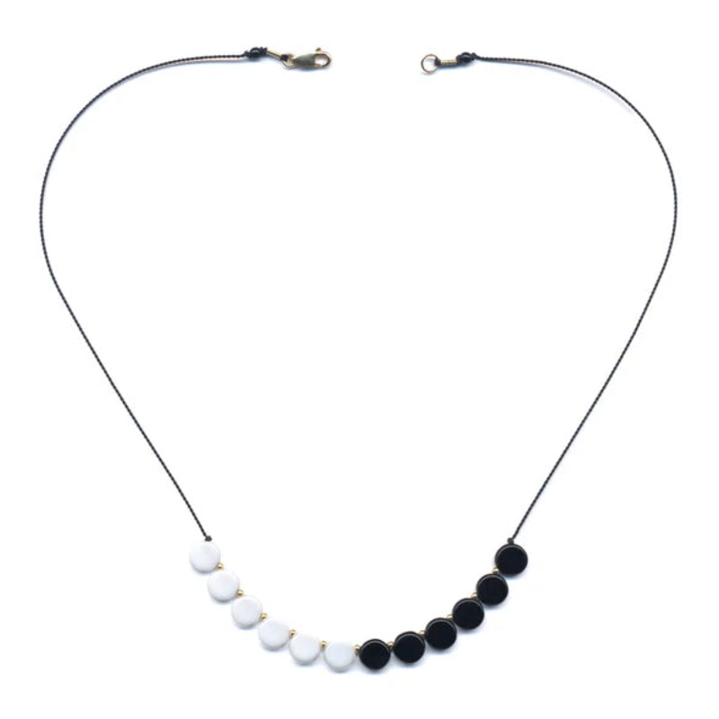 Black/White Necklace