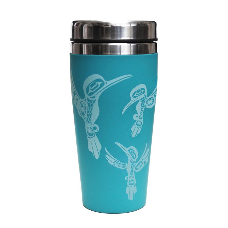 Ernest Swanson Travel Mug – Hummingbirds