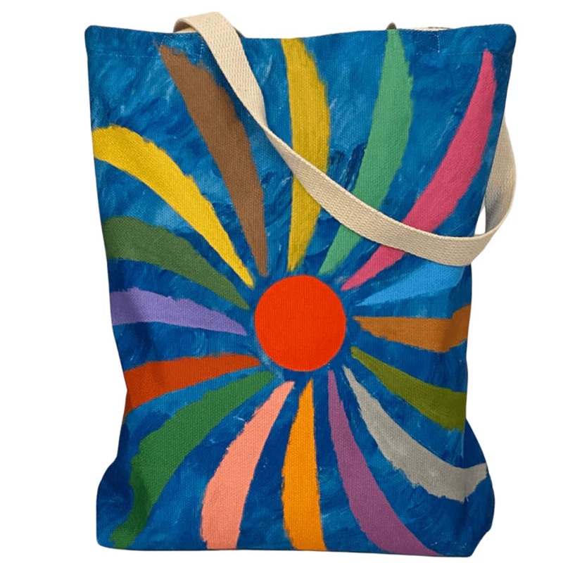 Jack Bush Canvass Tote Bag – Night Spin