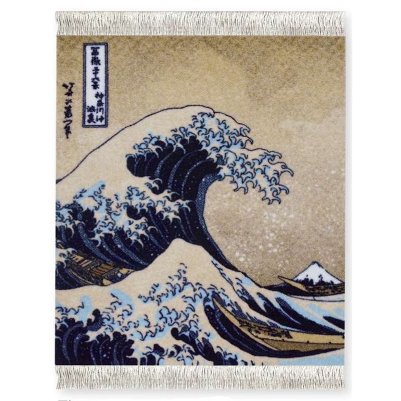 Katsushika Hokusai The Great Wave off Kanagawa MouseRug