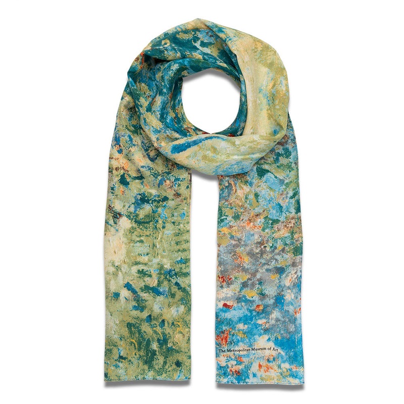 Monet Garden at Argenteuil Silk Scarf