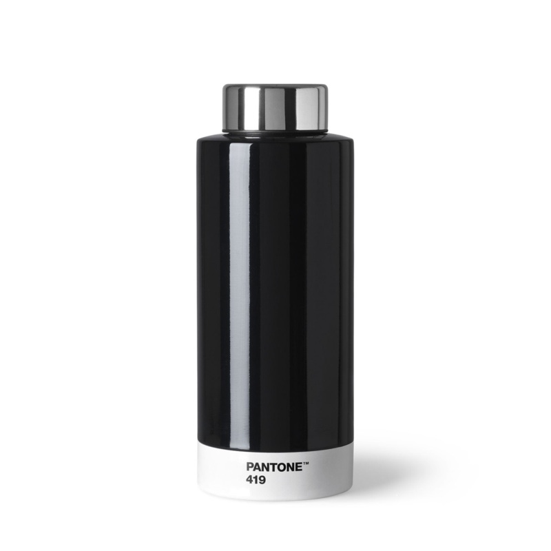 Pantone Thermo Steel Drinking Bottle – Black 419