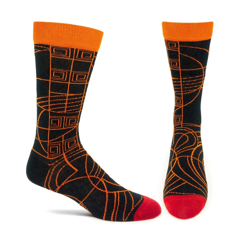 Frank Lloyd Wright Hoffman Rug 2 Socks