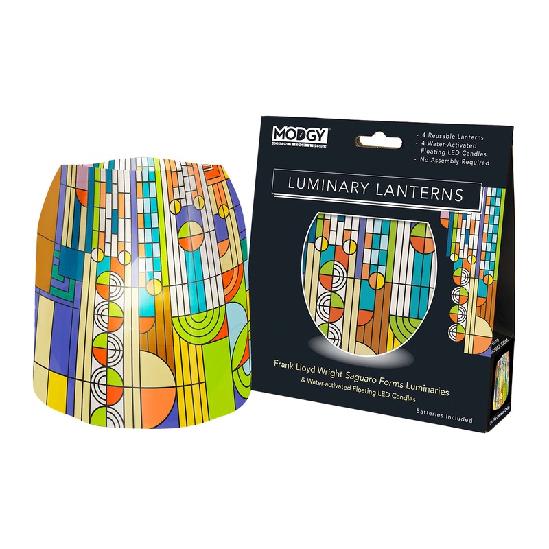 Frank Lloyd Wright Saguaro Luminary Lantern Set