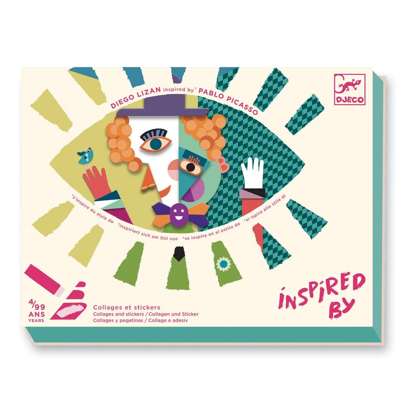 Inspired by Picasso Collage and Stickers
