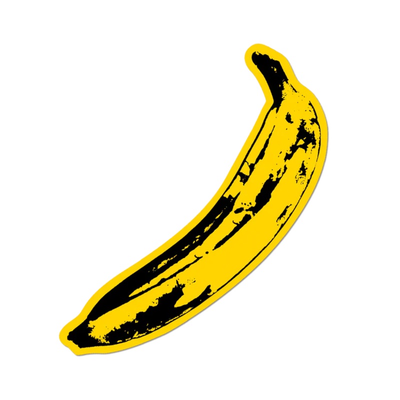 Warhol Banana Vinyl Sticker