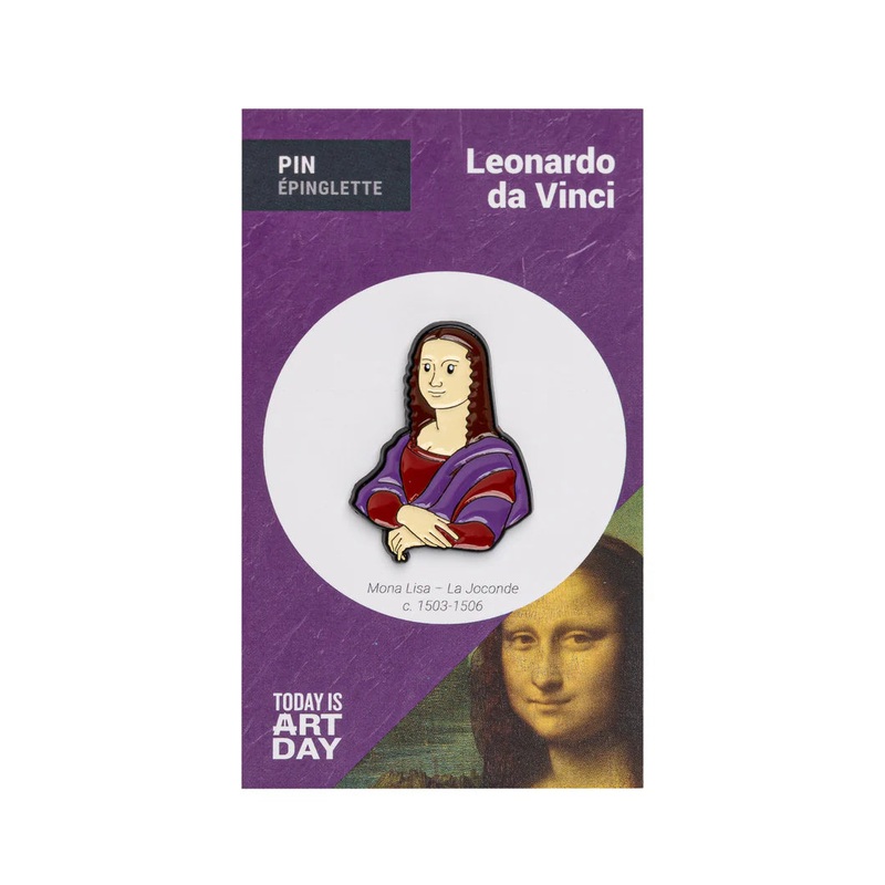 Da Vinci Enamel Pin – Mona Lisa
