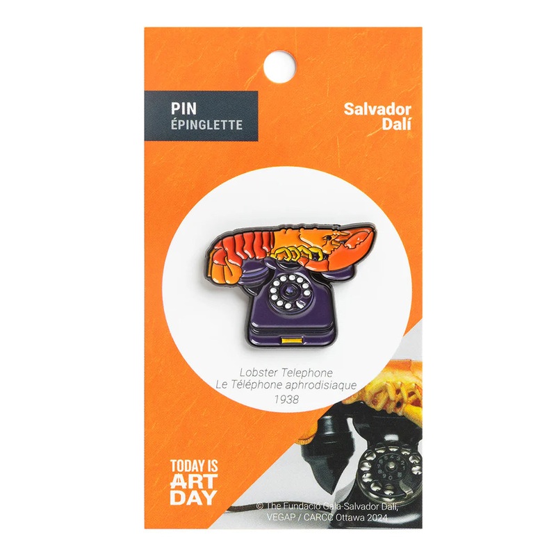 Dali Enamel Pin – Lobster Telephone