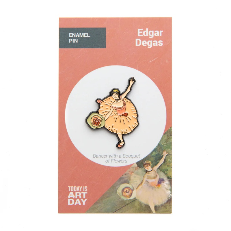 Degas Enamel Pin – Dancer with a Bouquet of Flowers