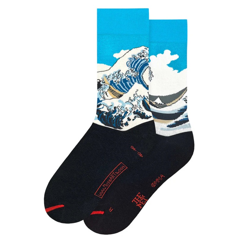 Hokusai Socks – Great Blue Wave