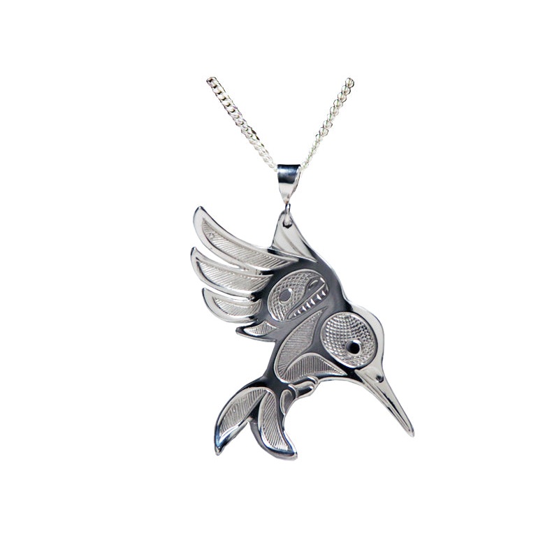 Hummingbird in Flight Pendant