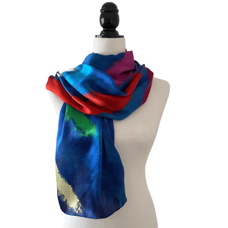 Jack Bush Basie Blues Scarf