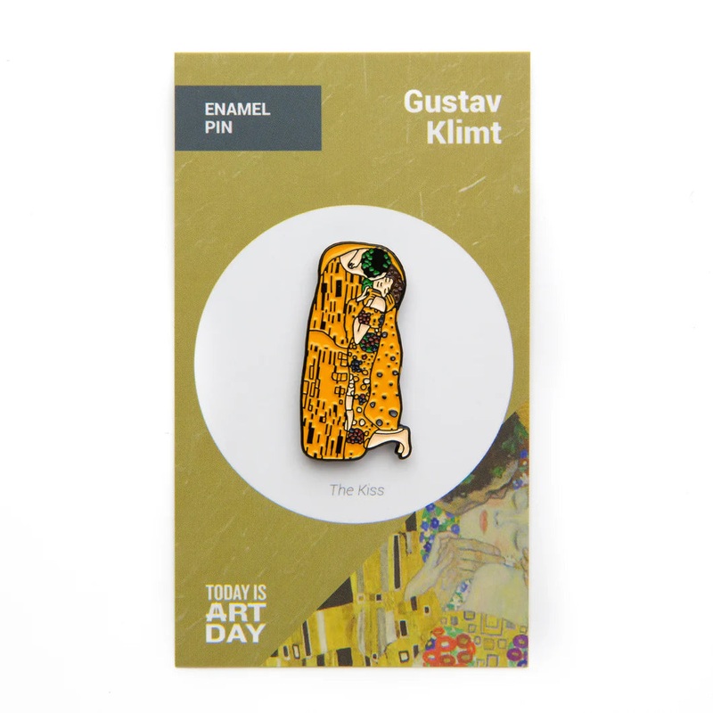 Klimt Enamel Pin – The Kiss