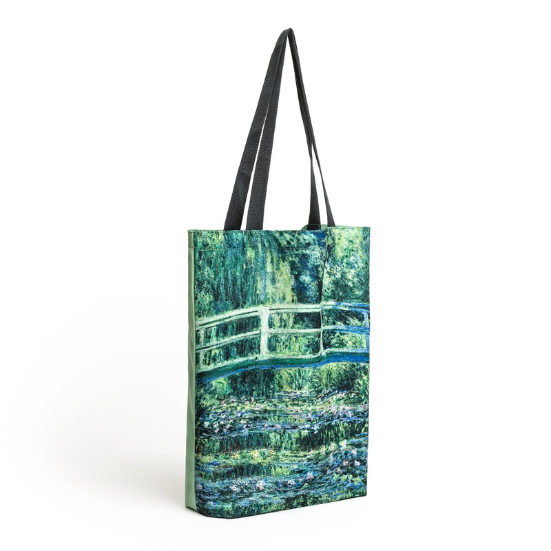 Monet Tote Bag – Japanese Bridge Over a Pond of Water Lilies