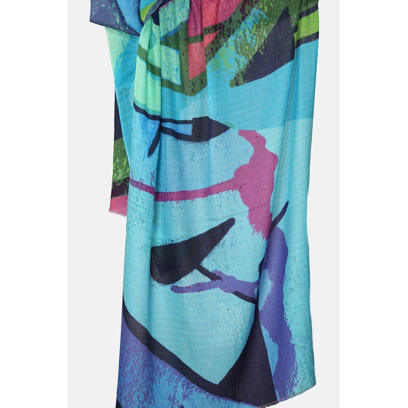 Painted Triangles Scarf