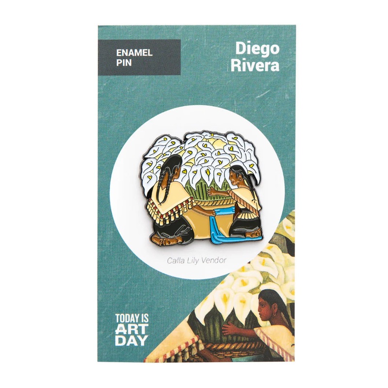 Rivera Enamel Pin – Calla Lily Vendor